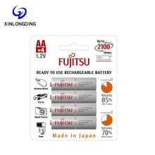 XLD Wholesale Fujitsu nickel-metal hydride rechargeable battery AA 1.2V 4pcs HR-3UTCEX